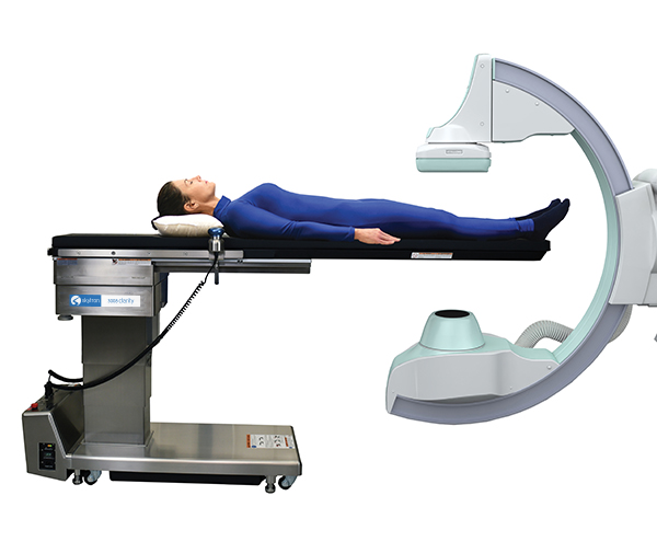 Model on Skytron 3008 Imaging Surgical table with C arm